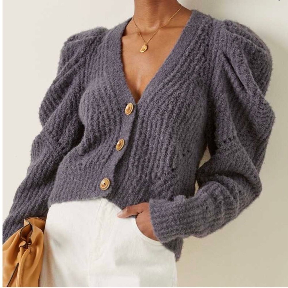 Ulla Johnson Emmy alpaca-blend cardigan in Periscope